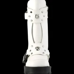 DemoniaCult BRATTY 56 White Boots