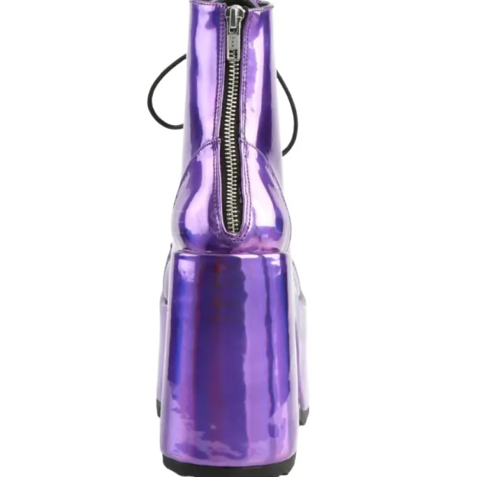DemoniaCult CAMEL 203 Boots Purple