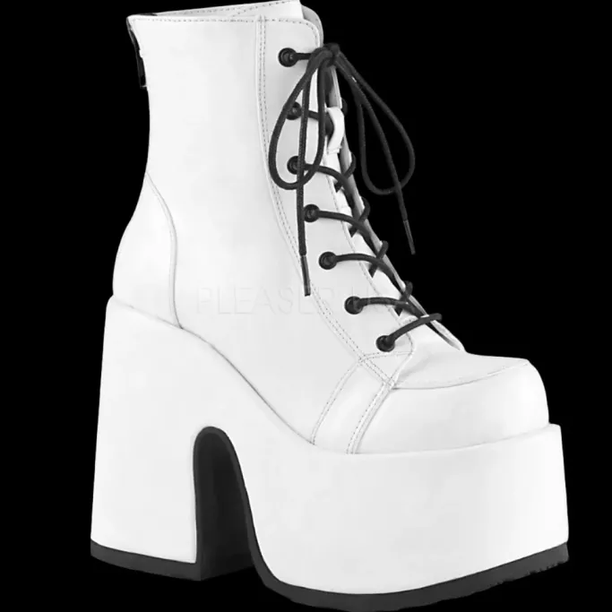 DemoniaCult CAMEL 203 Boots White