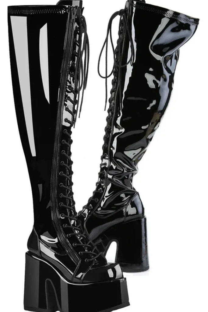 DemoniaCult CAMEL 300WC Boots WIDE CALF