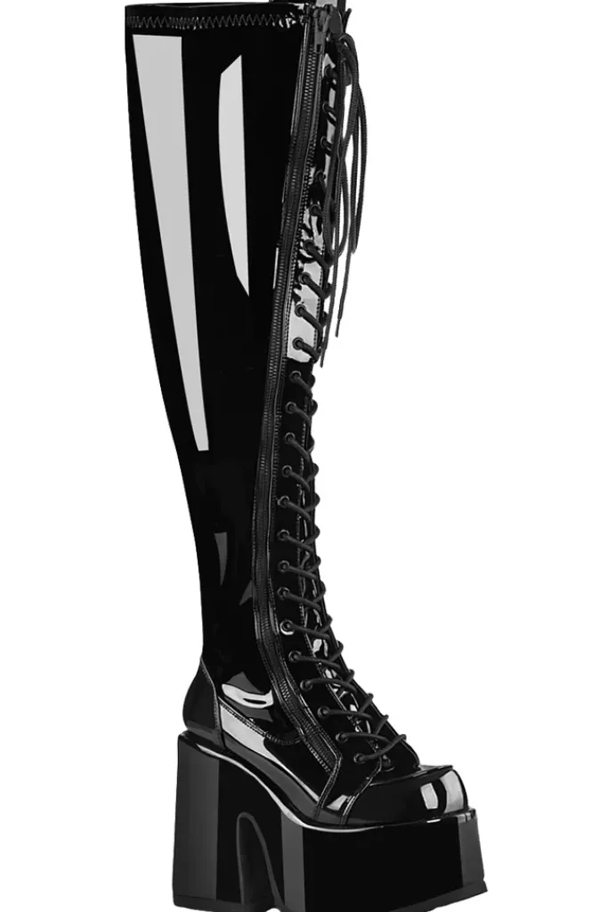DemoniaCult CAMEL 300WC Boots WIDE CALF