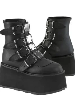 DemoniaCult DAMNED 105 Black Boots