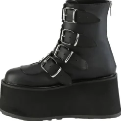 DemoniaCult DAMNED 105 Black Boots
