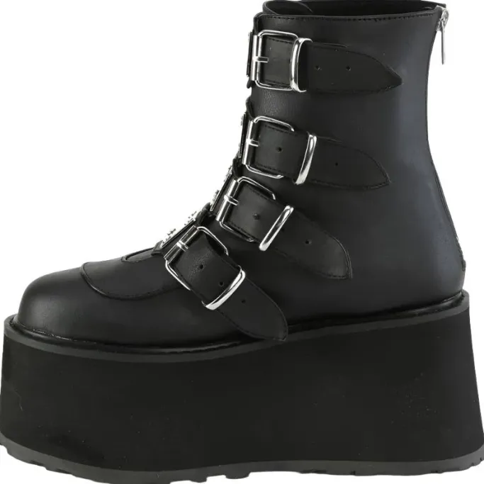 DemoniaCult DAMNED 105 Black Boots