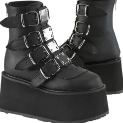 DemoniaCult DAMNED 105 Black Boots