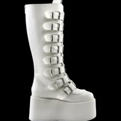 DemoniaCult DAMNED-318 Boots White