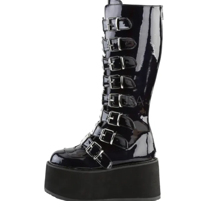 DemoniaCult DAMNED-318 Boots Hologram