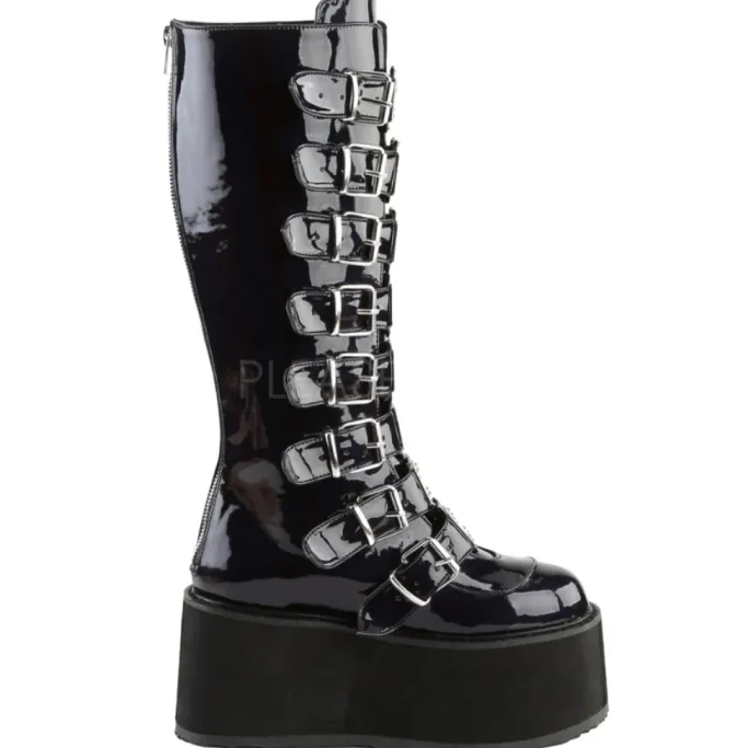 DemoniaCult DAMNED-318 Boots Hologram