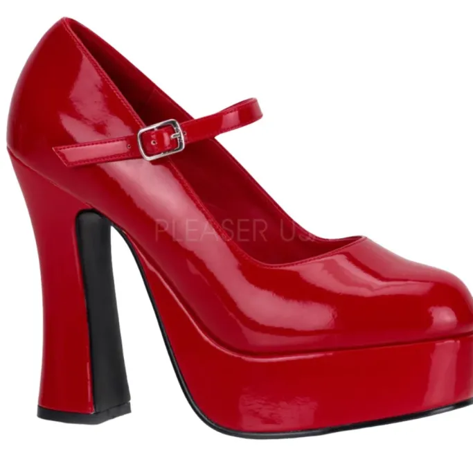DemoniaCult DOLLY-50 Shoes Red