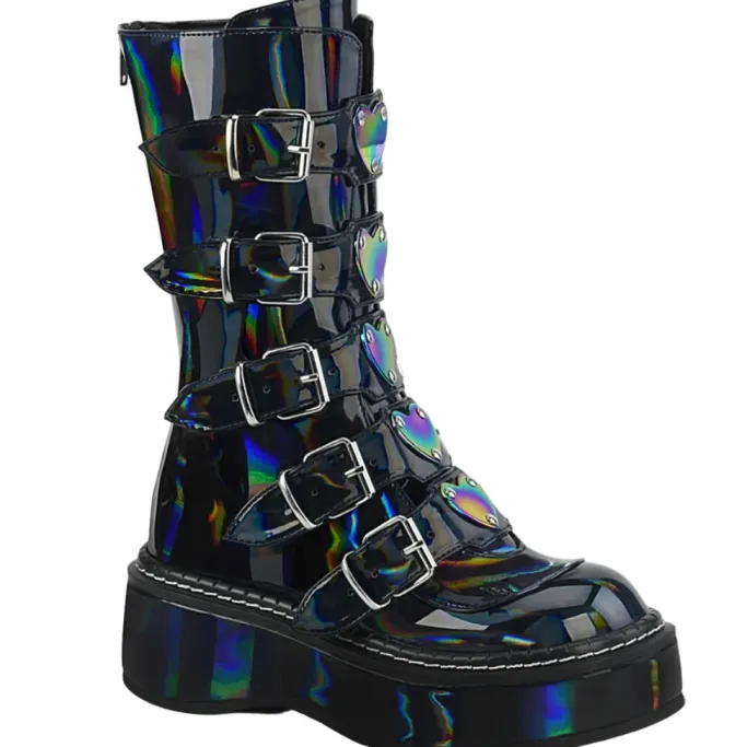 DemoniaCult EMILY-330 Hologram Boots