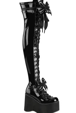 DemoniaCult KERA 303 Patent Boots