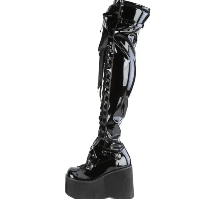 DemoniaCult KERA 303 Patent Boots