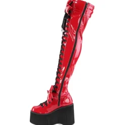 DemoniaCult KERA 303 Red Boots