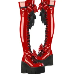 DemoniaCult KERA 303 Red Boots