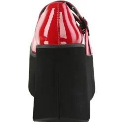 DemoniaCult Kera 08 Red Shoes (UK3, 6)
