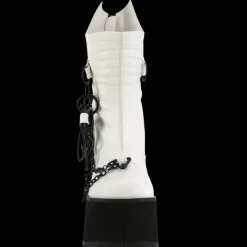 DemoniaCult KERA 130 White Boots