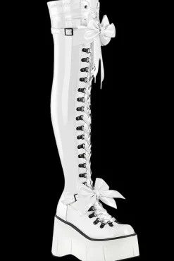 DemoniaCult KERA 303 White Boots
