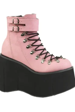 DemoniaCult KERA-21 Boots Pink