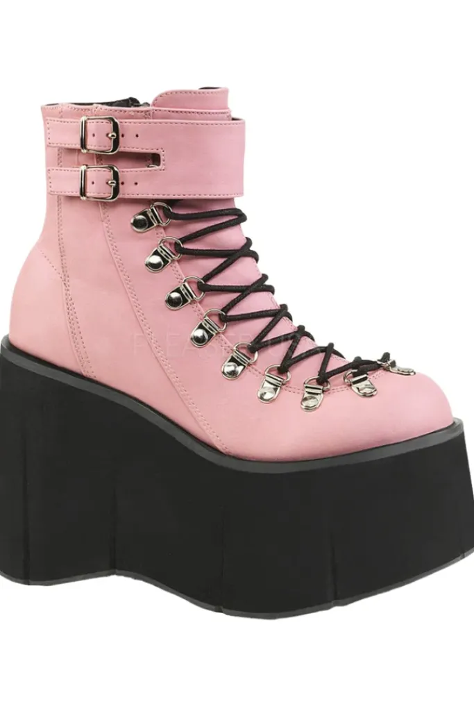 DemoniaCult KERA-21 Boots Pink
