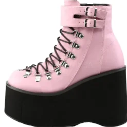 DemoniaCult KERA-21 Boots Pink