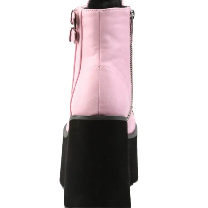 DemoniaCult KERA-21 Boots Pink