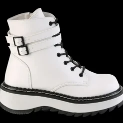 DemoniaCult LILITH 152 Boots White