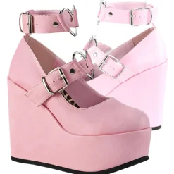DemoniaCult POISON-99-2 Shoes Pink (UK3, 7, 9)