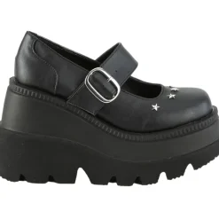 DemoniaCult SHAKER 23 Black Shoes