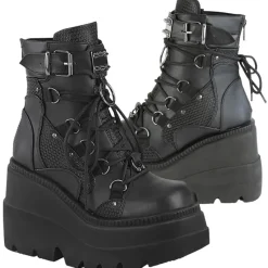 DemoniaCult Shaker 60 Boots Black