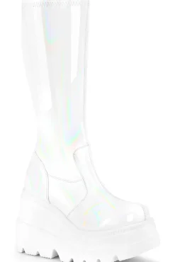DemoniaCult Shaker 65 Boots White