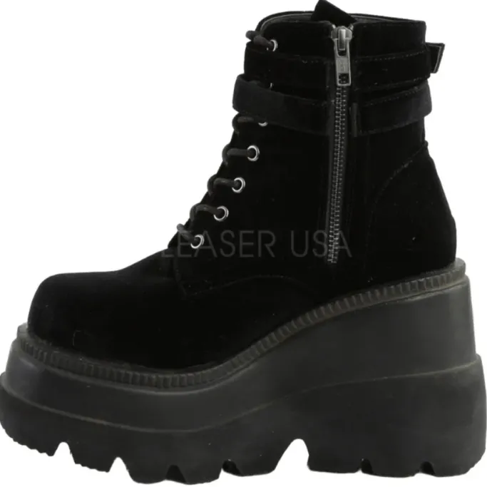DemoniaCult SHAKER 52 Boots Velvet