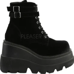DemoniaCult SHAKER 52 Boots Velvet