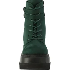 DemoniaCult Shaker 52 Emerald Suede Boots