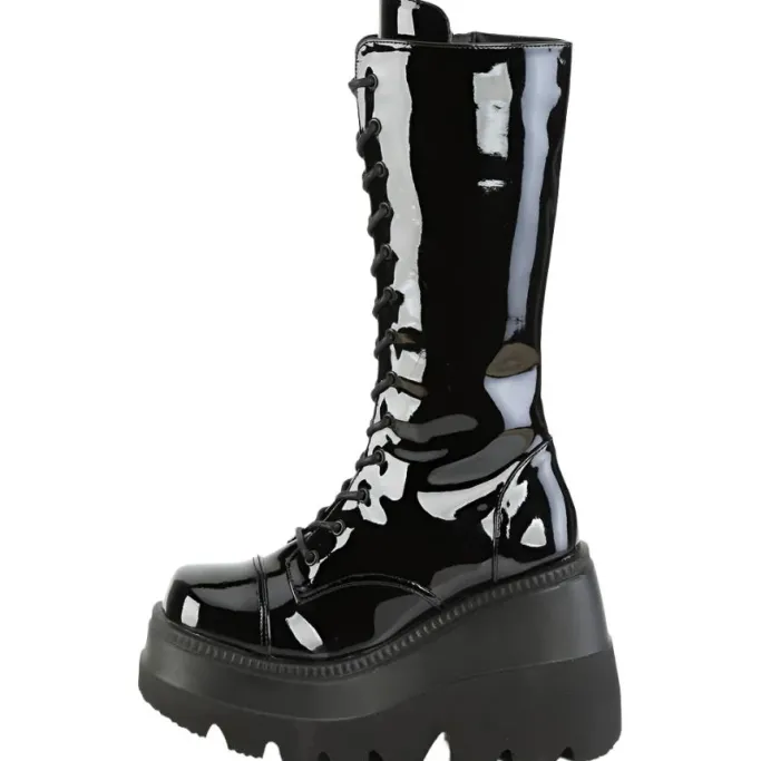 DemoniaCult SHAKER 72 Patent Boots UK6,