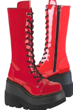 DemoniaCult SHAKER 72 Red Boots