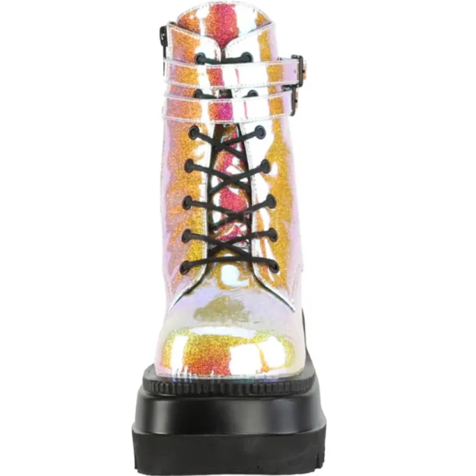 DemoniaCult SHAKER-52 Boots Pink