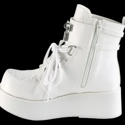 DemoniaCult SPRITE-70 Boots White