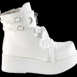 DemoniaCult SPRITE-70 Boots White