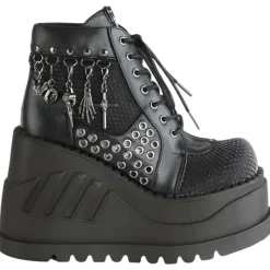 DemoniaCult STOMP-18 Shoes Black