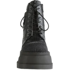 DemoniaCult STOMP-18 Shoes Black