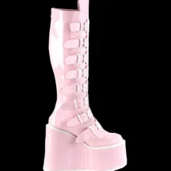 DemoniaCult SWING 815 Pink Holographic Boots