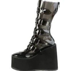 DemoniaCult SWING 230C Black Transparent Boots