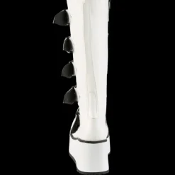DemoniaCult TRASHVILLE 518 Boots White