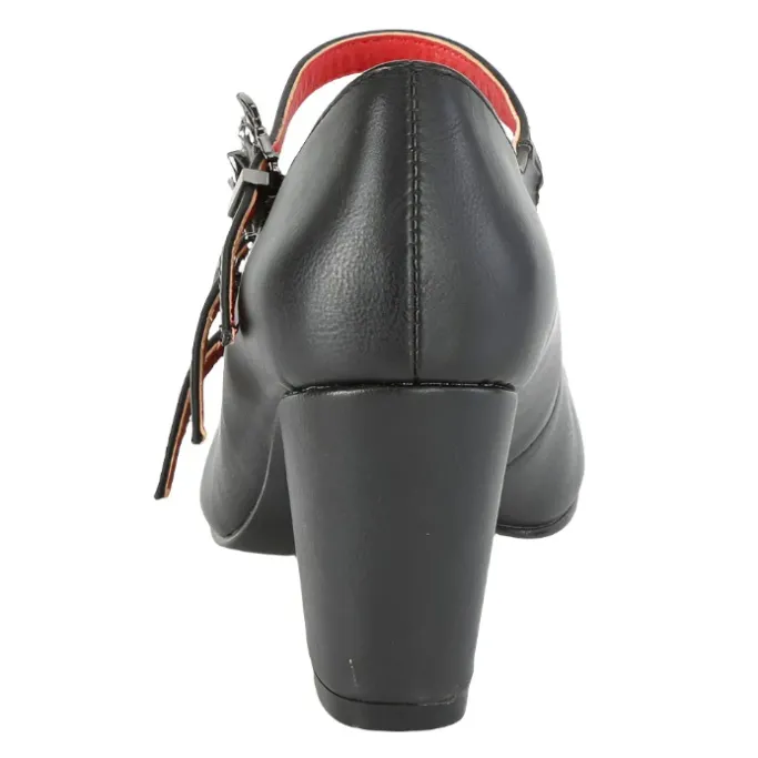 DemoniaCult VIVIKA 38 Black Shoes