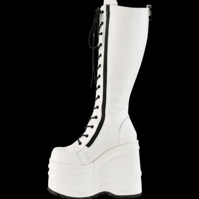 DemoniaCult WAVE 200 Boots White