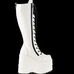 DemoniaCult WAVE 200 Boots White
