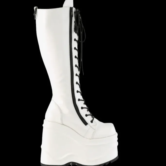 DemoniaCult WAVE 200 Boots White