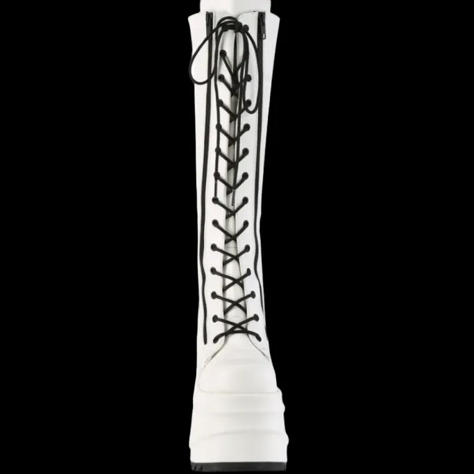 DemoniaCult WAVE 200 Boots White