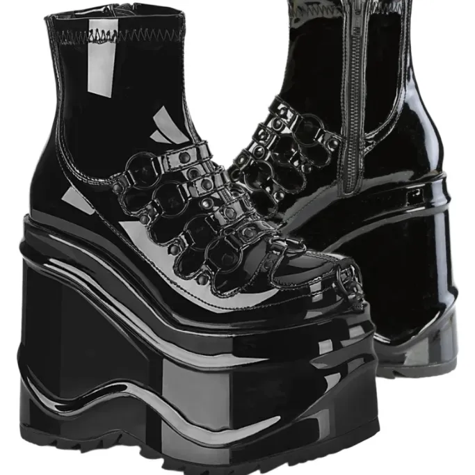 DemoniaCult WAVE 110 Patent Boots