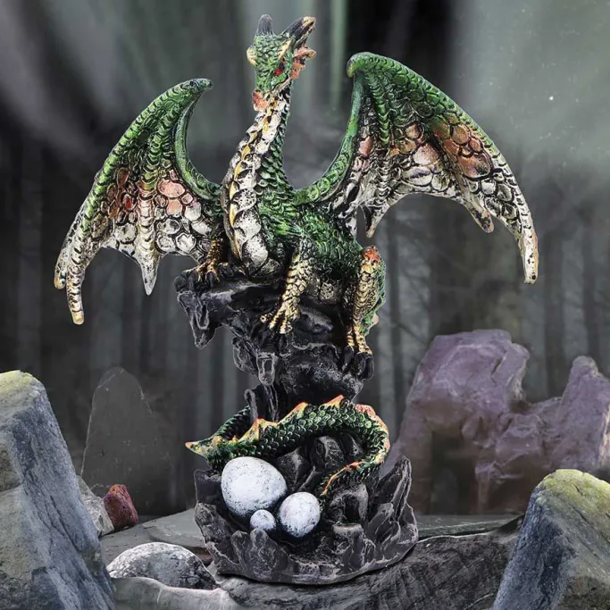 Nemesis Now Den Defender Green Dragon Figurine